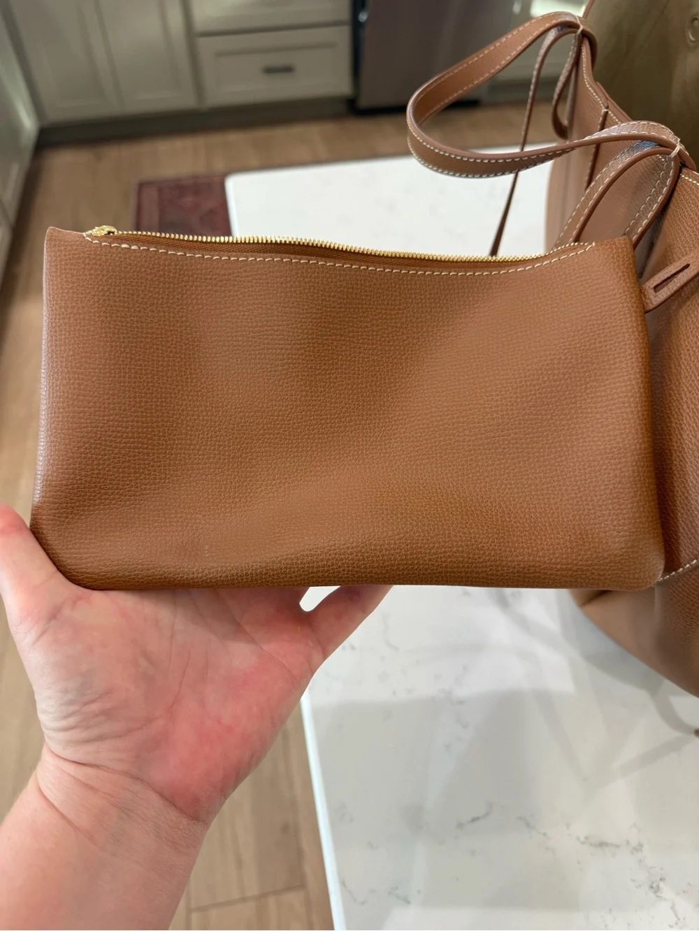 Polene Cyme Textured Camel